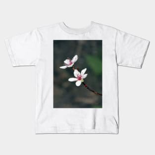 Purple Leaf Sand Cherry Book Cover Kids T-Shirt